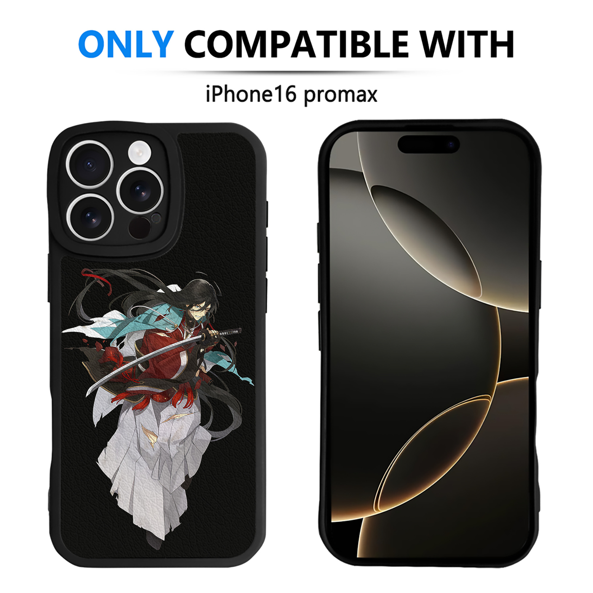 （画像用） 刀剣乱舞 Touken Ranbu 【iPhone 16シリーズ対応】シリコンスマホケース（レザー調） 材質：シリコン